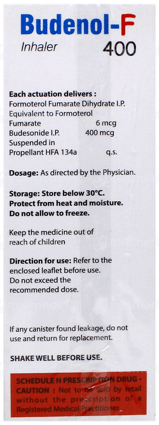 Budenol F 400 Inhaler 120Mdi